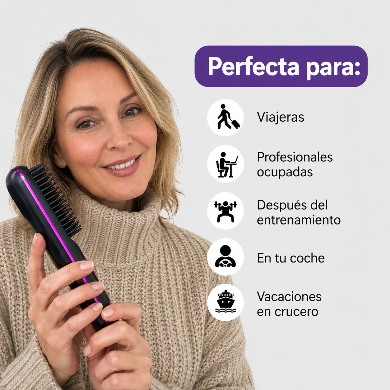FLOWA Pro — El cepillo nº1 para pelo corto