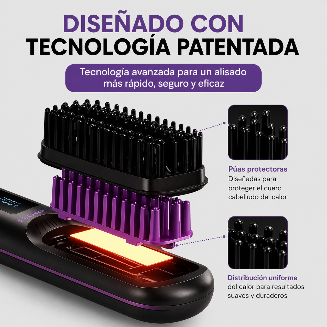 FLOWA Pro — El cepillo nº1 para pelo corto