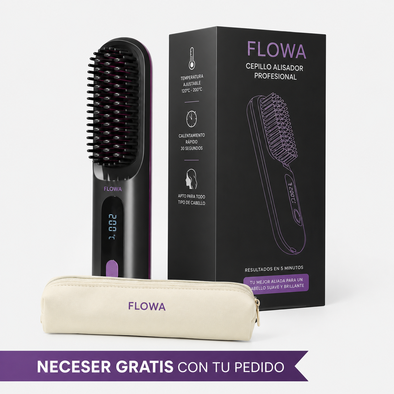 FLOWA Pro — El cepillo nº1 para pelo corto